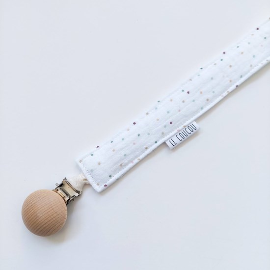 zawieszka do smoczka - confetti