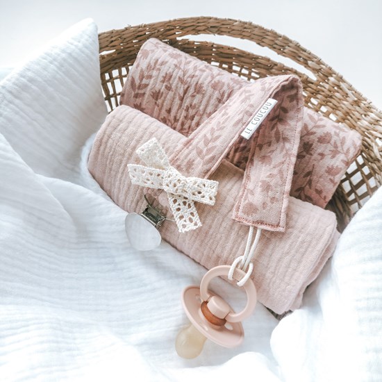 zawieszka do smoczka - wrzosowy ogród