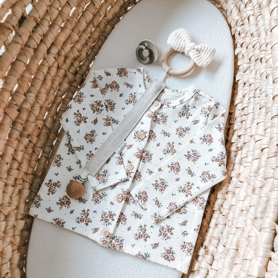 gryzak kokardka kremowy