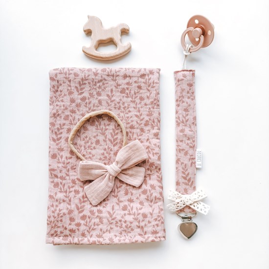 zawieszka do smoczka - wrzosowy ogród