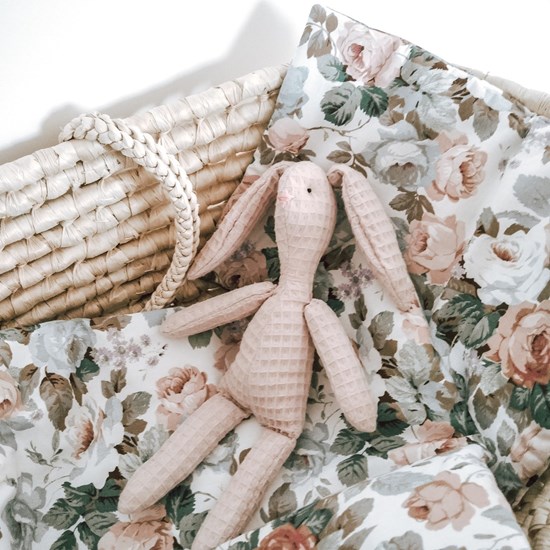 Króliczek przytulanka - pudrowy róż