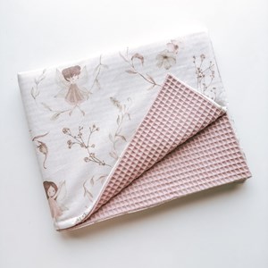 Kocyk bawełniany dwustronny - Wróżki