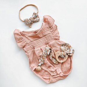 zawieszka do smoczka retro łączka