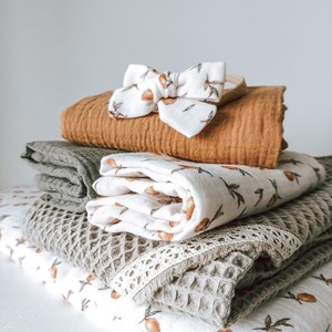 opaska z kokardką w cytrynki