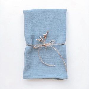 Pieluszka muślinowa - niebieski