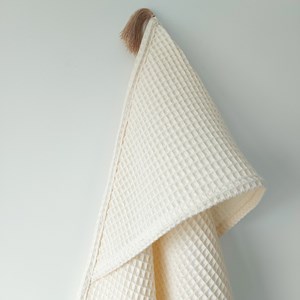 ręcznik wafelkowy w kolorze kremowym