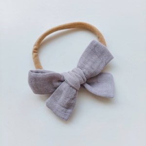 Opaska z kokardką - lila