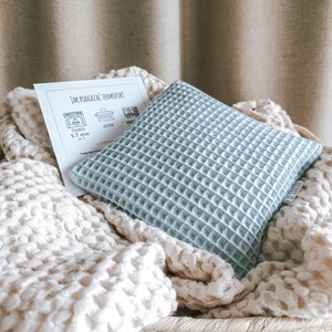 Termofor z pestek wiśni z pokrowcem - błekit