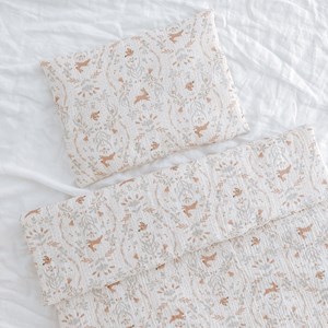 pościel do łóżeczka w zajączki i ptaszki